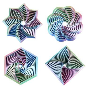 Imagem de Brinquedos sensoriais para alívio do estresse Mydhall Fractal Fidget H