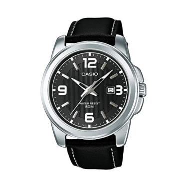 Imagem de Casio Herren Analog Quarz mit Edelstahl Armbanduhr, Preto/preto, Alça