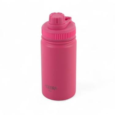 Imagem de HIDDRA - Garrafa Kids (infantil) Térmica INOX 400ml – Parede Dupla a vácuo, Livre de BPA, Mantém 6h Quente / 14h Frio, Tampa Vedada Com Alça ROSA