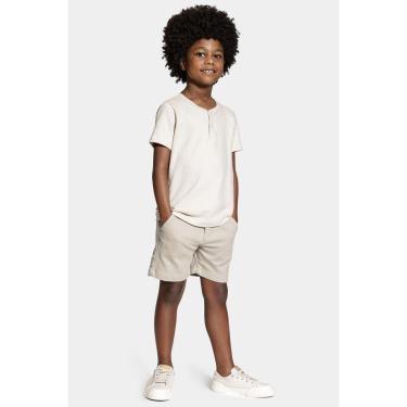 Imagem de Bermuda Aramis Infantil Confort Chino Color Areia-Masculino