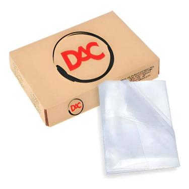 Imagem de Envelope Plástico A4 Grosso 4 Furos C/400 - Dac