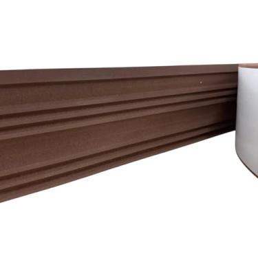 Imagem de Moldura Rodameio Eva Autocolante Flexível Terr 10cmx8mm Marrom - 10 Metros