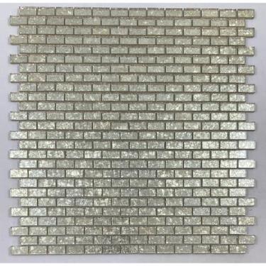 Imagem de Pastilha de Vidro Espelhado de 29cm X 29cm Rende Glass Mosaic