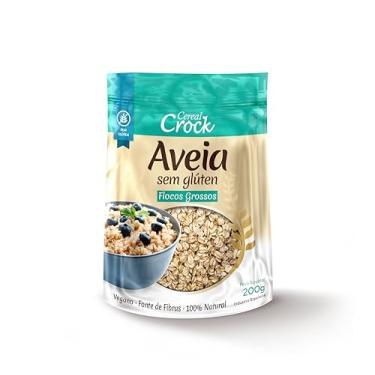 Imagem de Aveia Flocos Grossos 200g - Cereal Crock - Sem Glúten