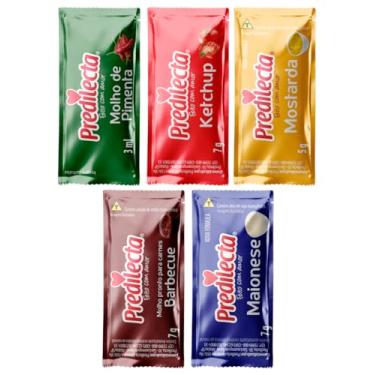 Imagem de Sache Catchup Maionese Mostarda Barbecue Pimenta 144 Unidades Cada