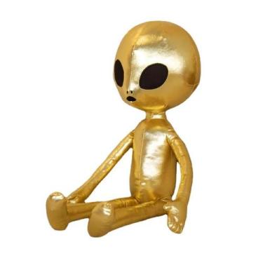 Imagem de Boneca de pelúcia Metallic Gold Alien 65 cm Soft Stuffed Carto - yiwei
