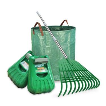 Imagem de Conjunto Gardzen Leaf Scoop e 12 dentes Leaf Rake com bolsa de 272 lit
