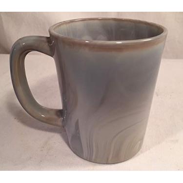 Imagem de Caneca de café de vidro de vidro de leite - EUA - Feito nos EUA (1, cinza granito fumado)