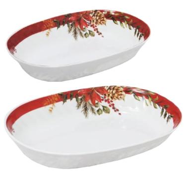 Imagem de Kit Travessas De Melamina Oval Funda