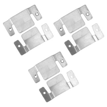 Imagem de 03 Pares Conector De Encaixe Para Móveis Compátivel Sofá Cabeceira Painel Galvanizado - Abmaza