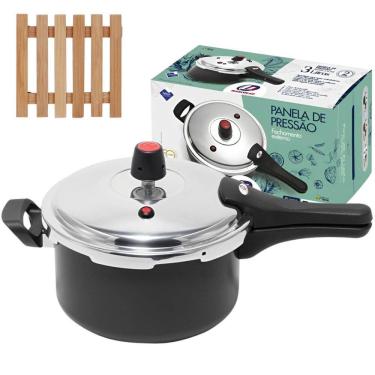 Imagem de Panela De Pressão 3L Fechamento Externo + Descanso De Panela