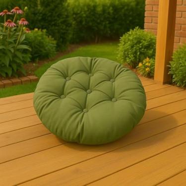 Imagem de Almofada Redonda 50x50 Impermeável Para Chaise Área Externa Futton Futon(SALVIA)