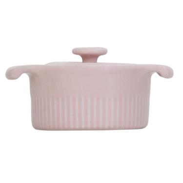 Imagem de Cocotte Refratária 10 cm Rosa 218 ml Germer Porcelanas