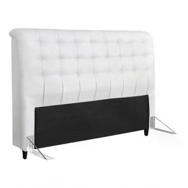 Imagem de Cabeceira Casal 140cm Corano Branco Id Corano Branco - IDELFONSO