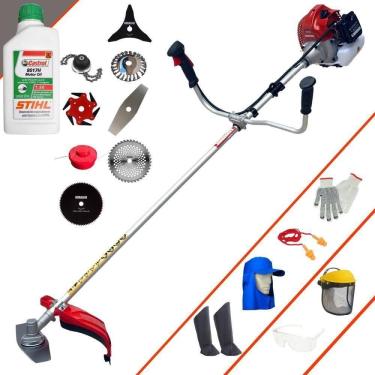 Imagem de Roçadeira Lateral 8 Em 1 Bcj620 + 6 Facas + Óleo Stihl + Epi