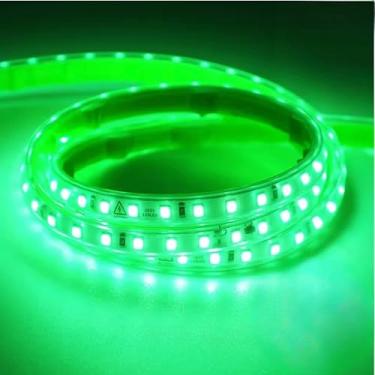 Imagem de Kit Mangueira LED Direta 5050/2835 IP65 120 LEDs por Metro – 1m a 10m 18W/m Bivolt 110V/220V(110v verde)