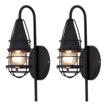 Imagem de Kit 2 Luminárias Arandela Parede Vintage Retrô Aramada 5509