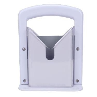 Imagem de Fockety Cortador de Bagel, Fatiador Universal e Eficiente em Aço Inoxidável com Tampa de Segurança e Cabo Aderente, Fácil de Usar e Limpar, para Waffles, Pães e Wraps de Café Manhã