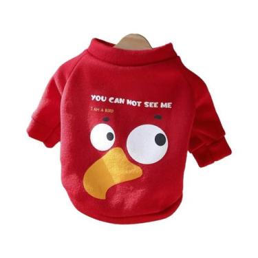 Imagem de Desenhos animados gato e cachorro pulôver, Pet Clothes, Dog Shirt, Out
