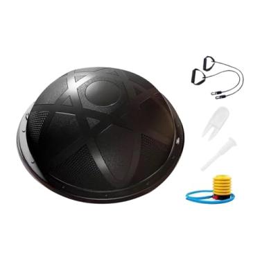 Imagem de Qraatosi Bola de Equilíbrio para Exercícios de Fortalecimento Do Core, Bola de Equilíbrio Multifuncional, Equipamento de Treino Completo para Casa E Academia, Preto