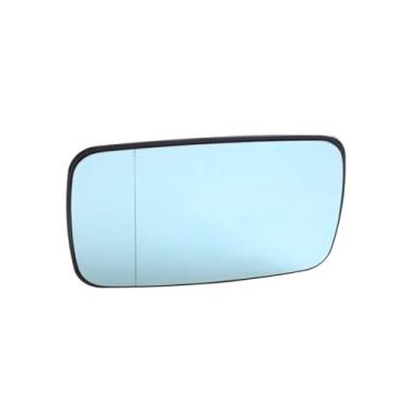 Imagem de Espelho retrovisor do carro aquecido espelho lateral vidro aquecido porta asa espelho retrovisor de vidro compatível com bmw e46 1998-2006 e39 1997-2003(Left Blue)