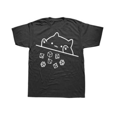 Imagem de Camiseta Masculina Estampada Dragão Dungeon Streetwear Manga Curta D20