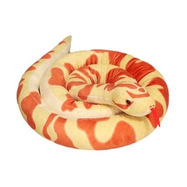 Imagem de Cobra de pelúcia, decorações realistas de 190 cm - pelúcia de cobra gigante | para festa, casa, sofá, quarto, , meninas, meninos, Halloween, Páscoa, Natal, aniversário