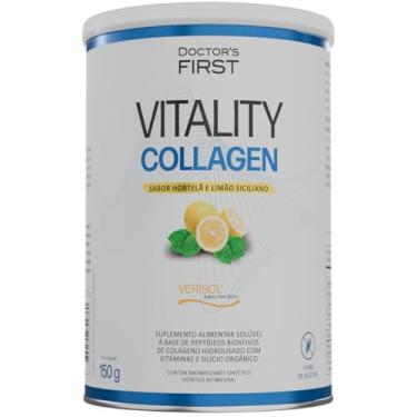Imagem de Colageno Verisol + Silicio Orgânico + Biotina + Vitamina C + Vitamina E + Vitamina A - Doctors First -Pele Saudável -Beleza - Reducao de Rugas - Combate a Celulites (Limão Siciliano)