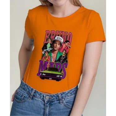 Imagem de Camiseta Camisa Adulto Masculina Feminina Algodão Bruno Mar s Música P