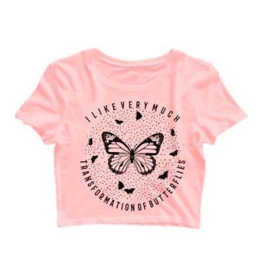 Imagem de Cropped Borboleta transformação Butterfly fresh start/ RECOMEÇO - Dink