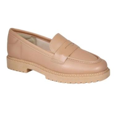 Imagem de Sapato Feminino Mocassim Moleca 5823.100 Cor:NudeTamanho:36, Nude, 36