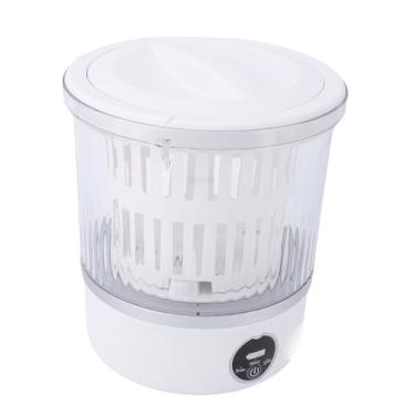 Imagem de ZJchao Máquina de Lavar Roupa Portátil, Lavadora de Roupa íntima 3l Recarregável Sem Fio Com Tela Sensível Ao Toque de Led para Roupas de bebê, Meias, Viagem, Acampamento