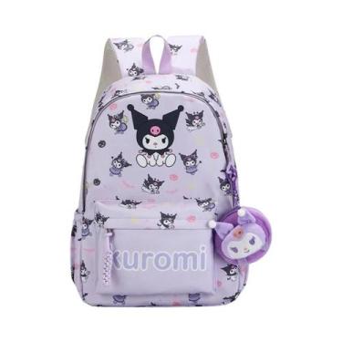 Imagem de Mochila Escolar De Animação Cute Hello Kitty Kuromi Cinnamoroll Para M