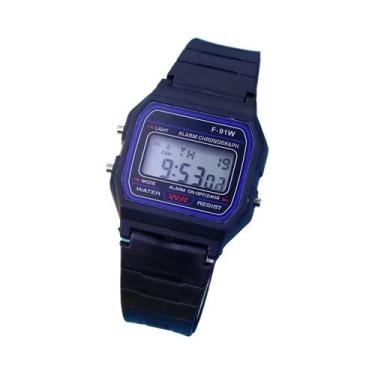 Imagem de Relógio Esportivo Digital Feminino Em Ouro Rosa Com Pulseira De Borrac