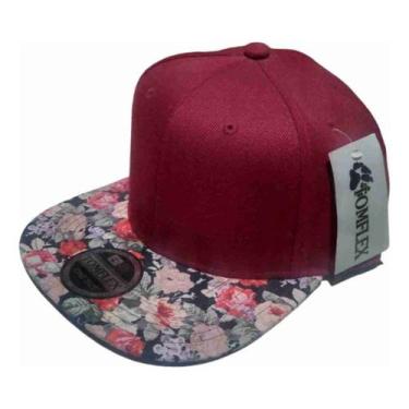 Imagem de Boné Aba Reta Floral Snapback Importado Várias Cores - BLACKCHIC, Vinh