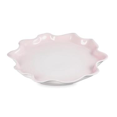 Imagem de PRATO RUFFLE LE CREUSET 36CM EM CERÂMICA SHELL PINK 80617367770099
