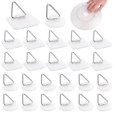 Imagem de Suporte de placa adesiva Thinp Invisible 30 peças para parede