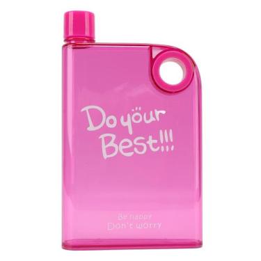 Imagem de Garrafa de água Hztyyier Slim Flat 420ml Caneca de viagem reutilizável