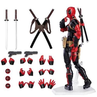 Imagem de Boneco de ação ZKTSRY Anime Deadpool com acessórios