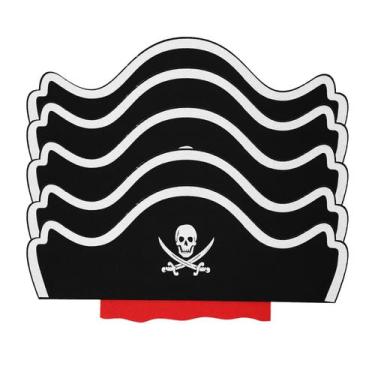 Imagem de Chapéu pirata CHEERYMAGIC Skull Print para meninos e meninas A9MZHDM