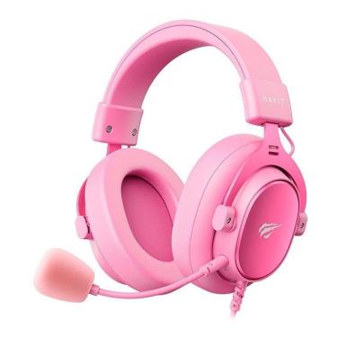 Imagem de Headset Gamer Havit H2015SE, 3.5mm, Drivers 53mm, Rosa - Rosa - Unissex - Único-Unissex