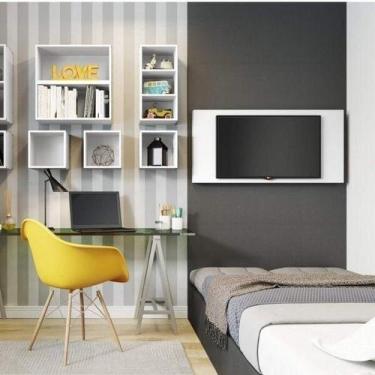 Imagem de Painel Mov para TV de até 40" - Branco - BE Mobiliário, Branco