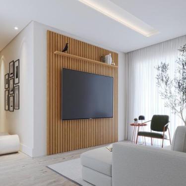 Imagem de Painel para Tv 82 Polegadas 240cmx250cm 100% MDF Ripado 2.5 Yescasa
