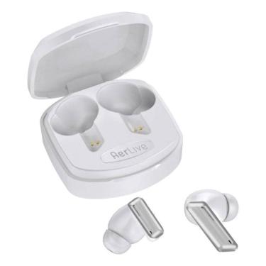 Imagem de Fone De Ouvido S/Fio Geonav Tws Aerlive Branco/Cinza Aer12