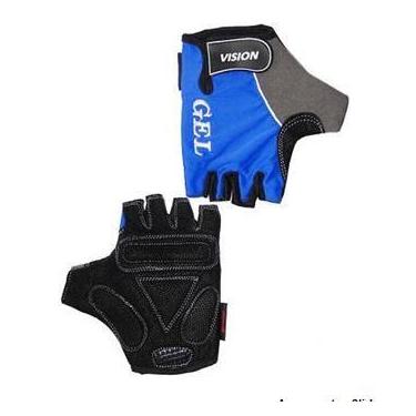 Imagem de Luva ciclismo prof p101 gel aberta azul media - VISION