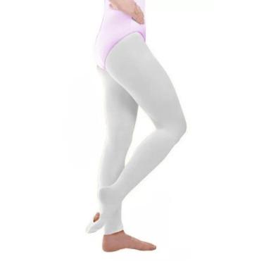 Imagem de Meia Calça Ballet Unissex Só Dança Conversível Suplex TS-41, G/gg, Bra