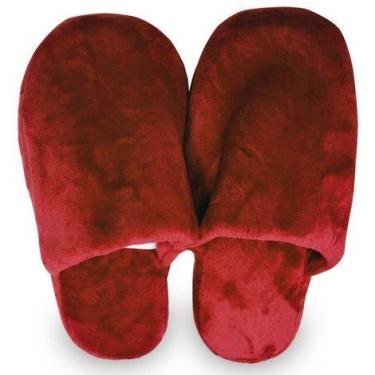 Imagem de Pantufa Unissex Toque de Seda - Niazitex, Vermelho