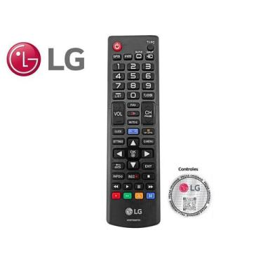 Imagem de Controle Remoto para TVs LG LCD LED Plasma Smart TV e TV 3D - AKB75055