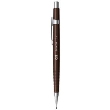 Imagem de Lapiseira 0.3mm Com Borracha Tecnocis CIS Marrom, Marrom