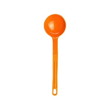 Imagem de Concha de Feijão Nylon Resistente a 180 graus C para Panelas Antiaderentes Laranja Talheres Juliana